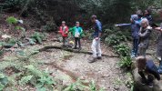atelier TAP "cours d'eau" à Pluzunet